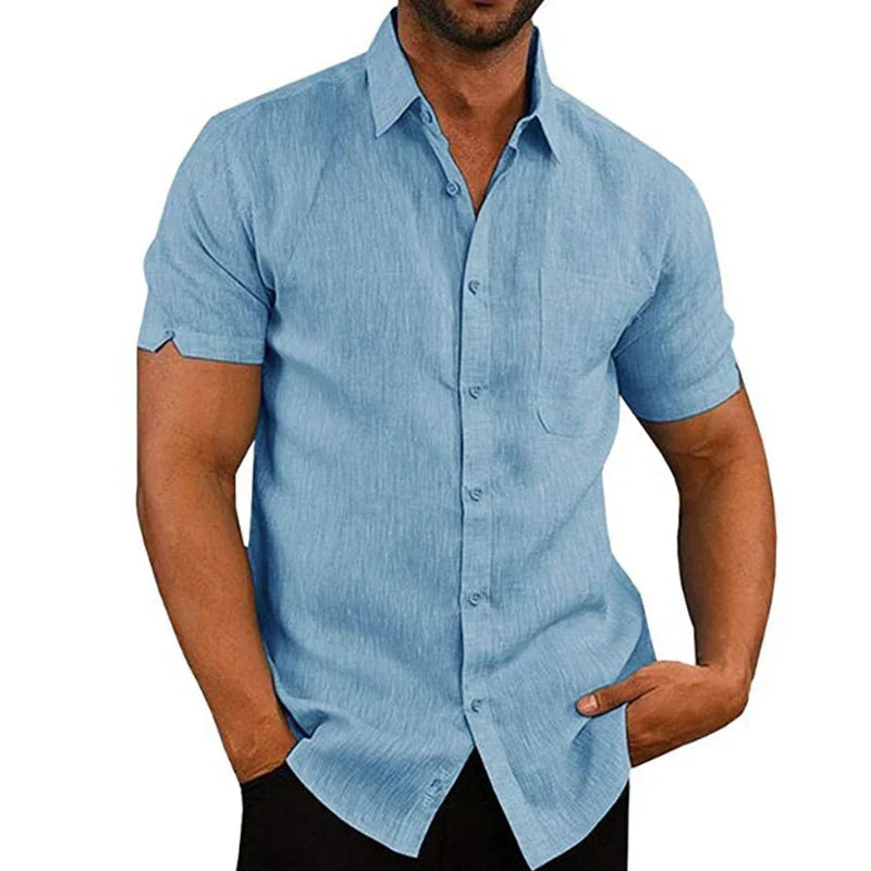MAISON VALÉRIE | Chemise d'été en lin pour hommes