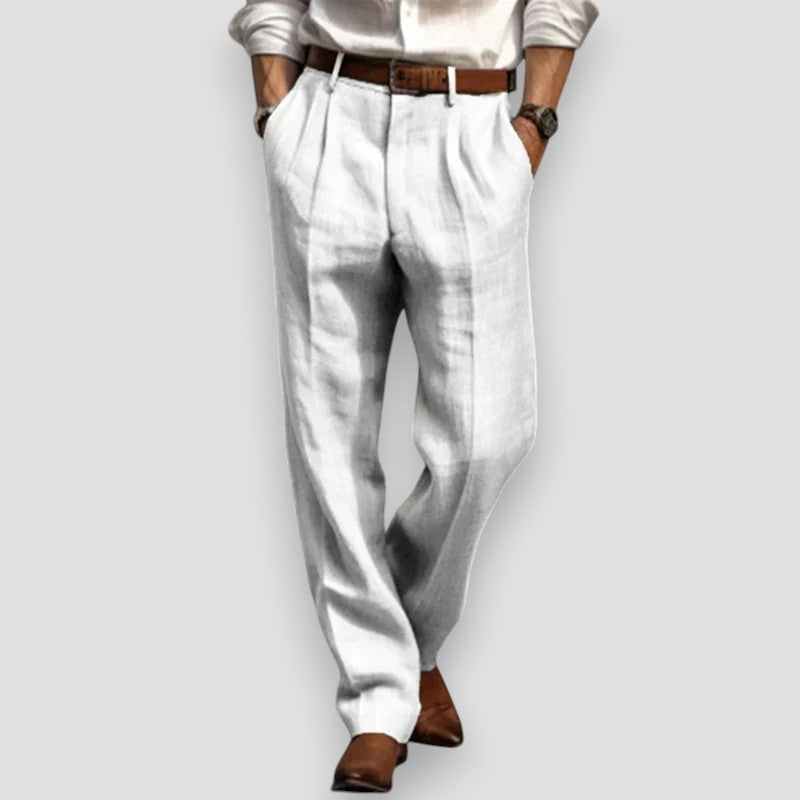 Léonard™ pantalon en lin classique