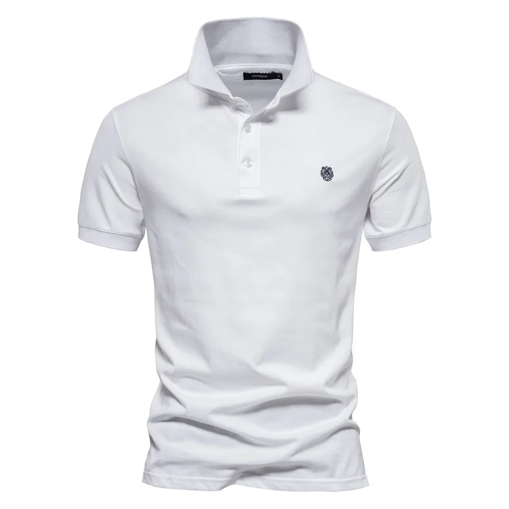 MAISON VALÉRIE | Polo formal brodé pour homme