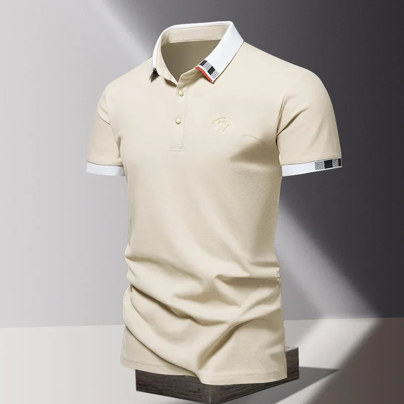 MAISON VALÉRIE | Polo à zip pour hommes