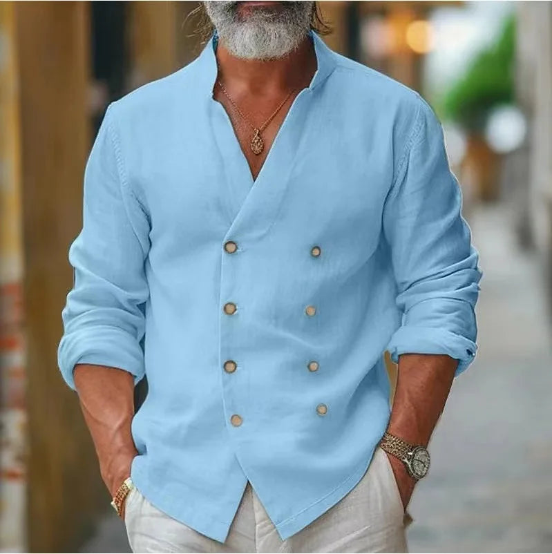 MAISON VALÉRIE | Chemise d'été en coton pour hommes