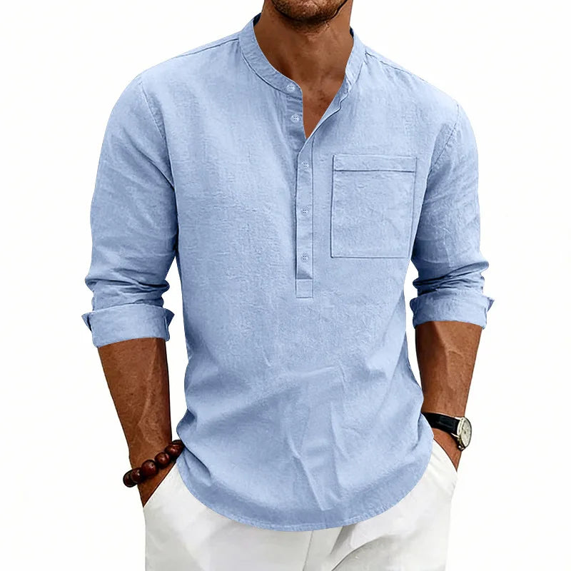 MAISON VALÉRIE | Chemise d'été classique pour hommes