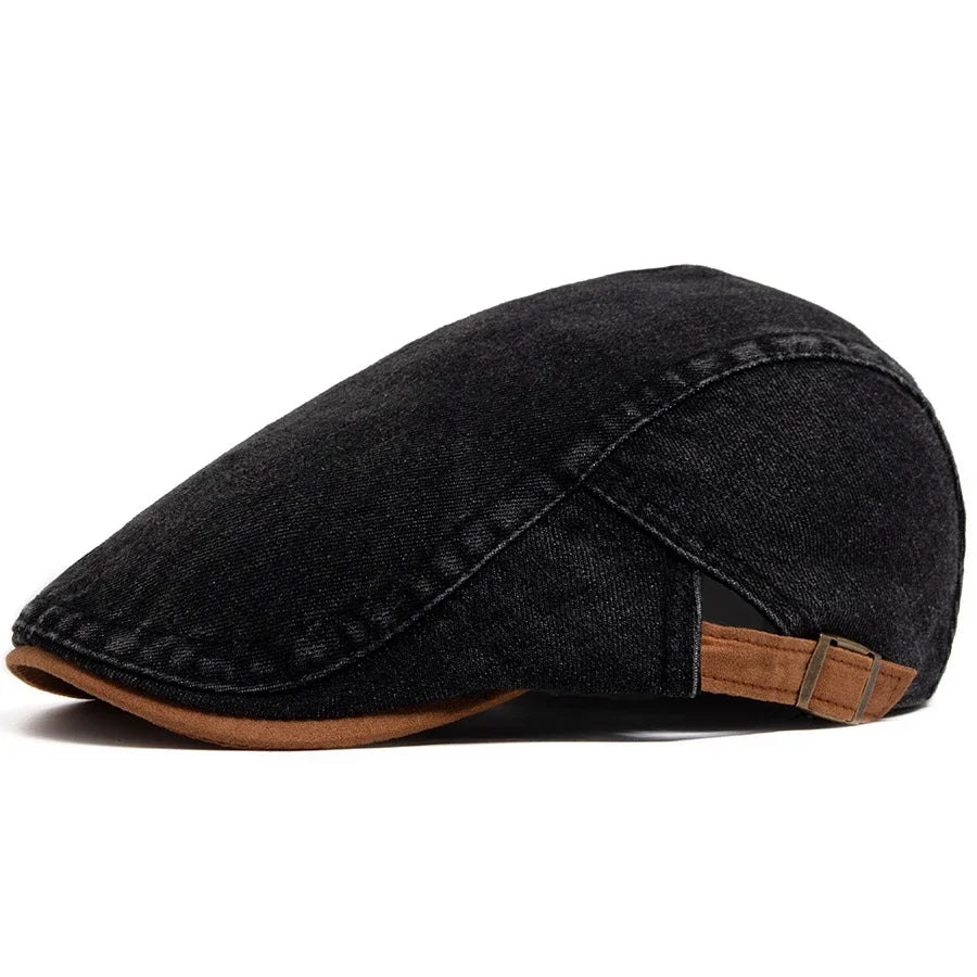 MAISON VALÉRIE | Casquette en denim pour hommes
