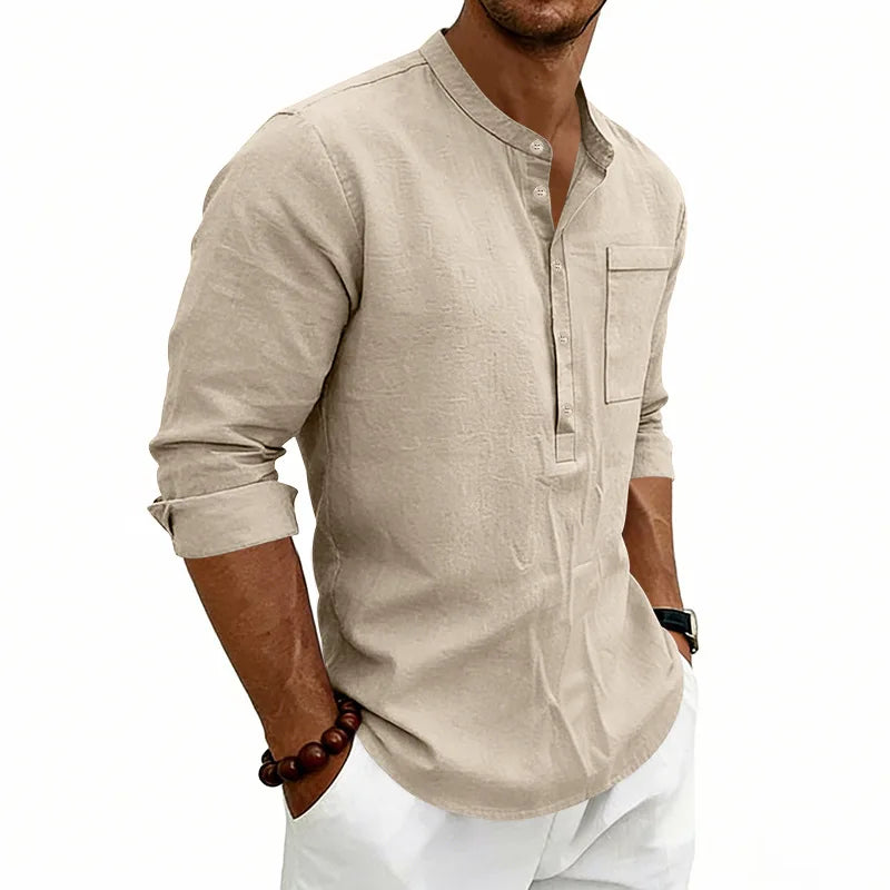 MAISON VALÉRIE | Chemise d'été classique pour hommes