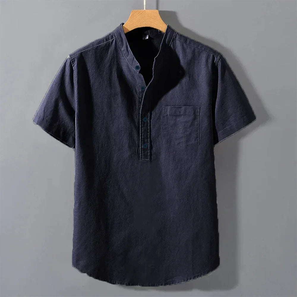 MAISON VALÉRIE | Chemise mao pour hommes