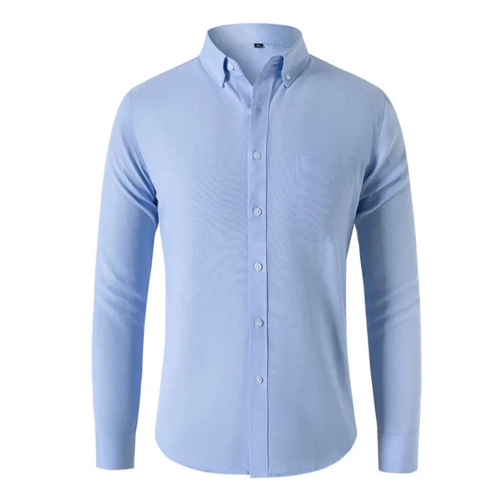 MAISON VALÉRIE | Chemise à manches longues coupe slim pour homme