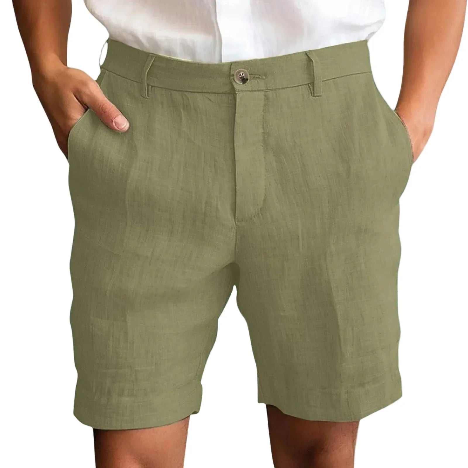 MAISON VALÉRIE | Short en lin pour hommes