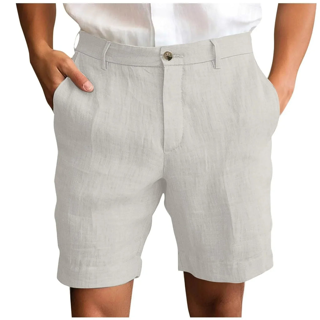MAISON VALÉRIE | Short en lin pour hommes