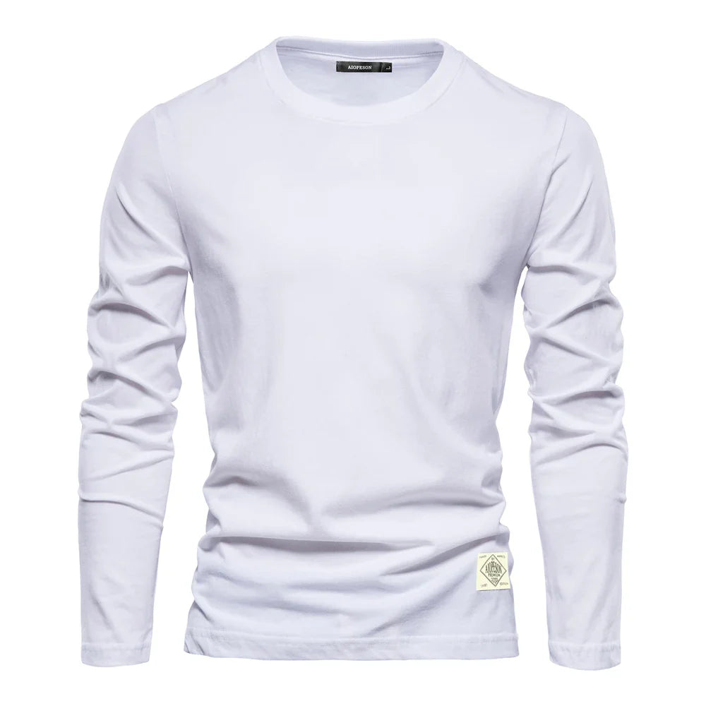 MAISON VALÉRIE | T-shirt élégant à manches longues pour hommes