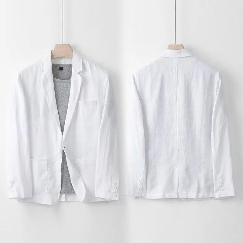 MAISON VALÉRIE | Ensemble costume en lin pour homme
