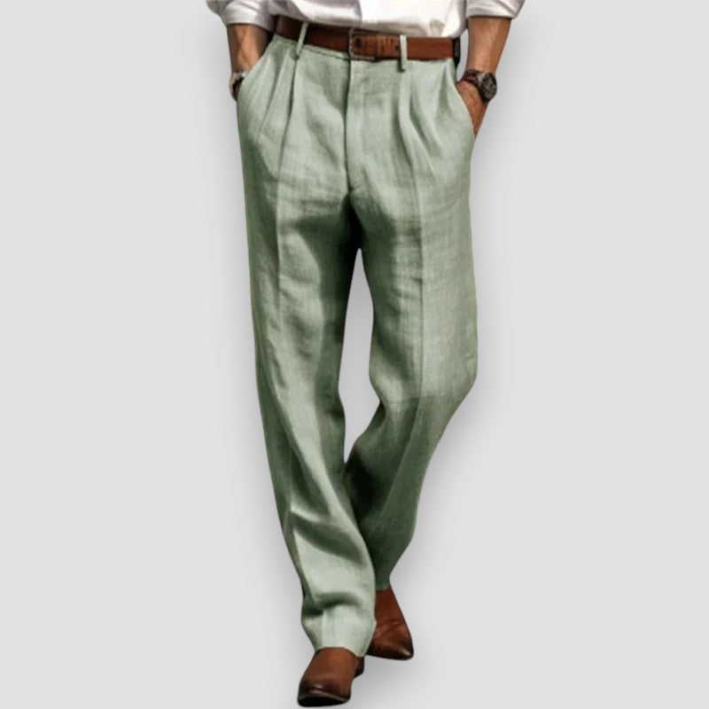 Léonard™ pantalon en lin classique