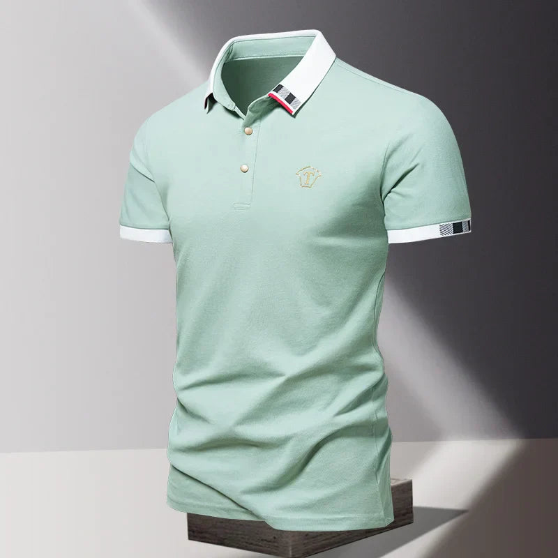 MAISON VALÉRIE | Polo à zip pour hommes