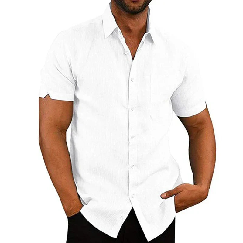 MAISON VALÉRIE | Chemise d'été en lin pour hommes