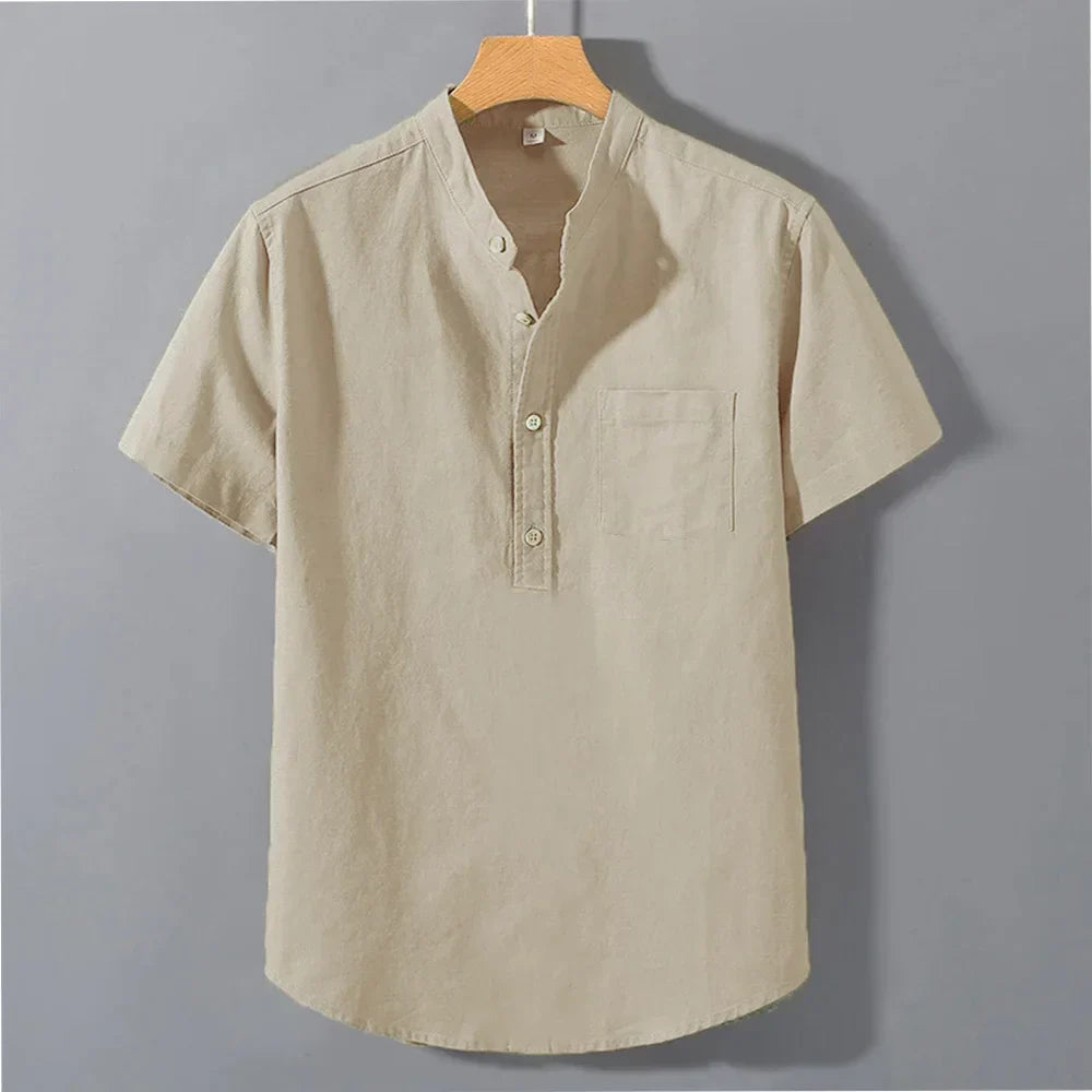 MAISON VALÉRIE | Chemise mao pour hommes