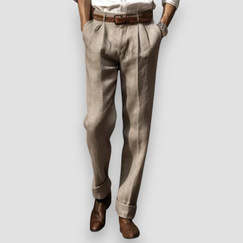 Léonard™ pantalon en lin classique