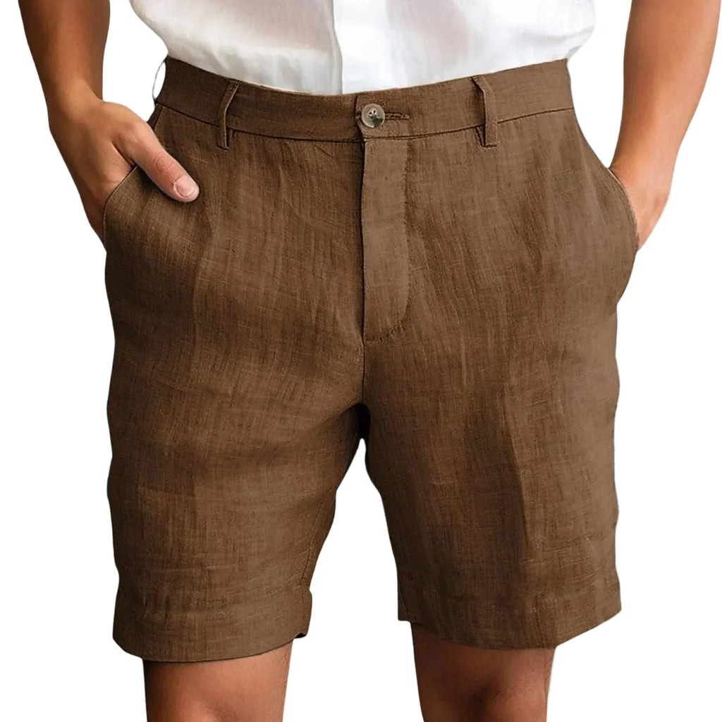MAISON VALÉRIE | Short en lin pour hommes