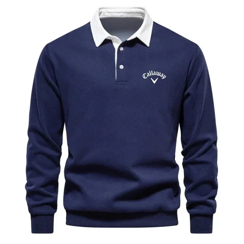 Pull polo avec des contrastes raffinés