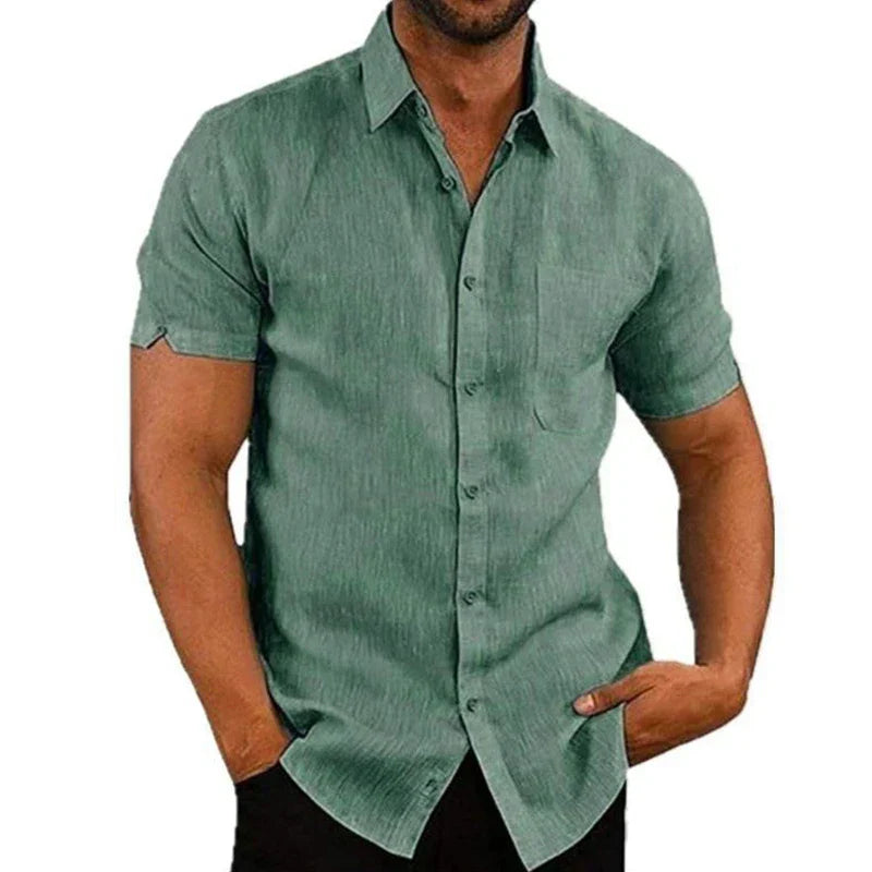 MAISON VALÉRIE | Chemise d'été en lin pour hommes