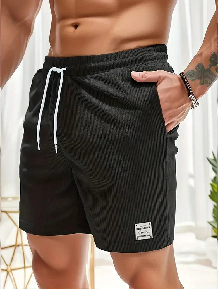 MAISON VALÉRIE | Short d'été en velours courru pour hommes