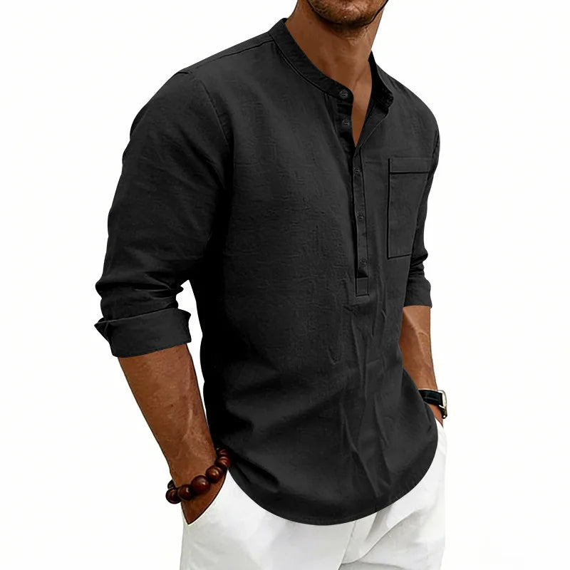 MAISON VALÉRIE | Chemise d'été classique pour hommes