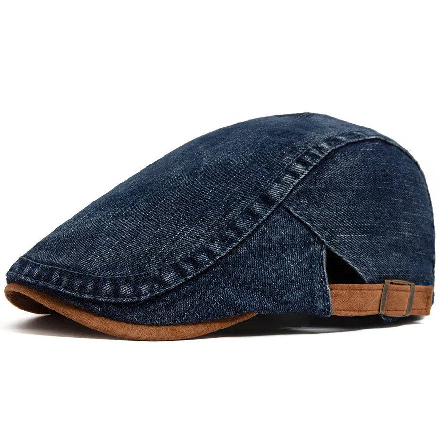 MAISON VALÉRIE | Casquette en denim pour hommes