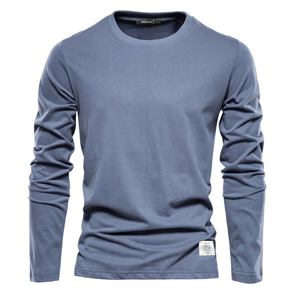 MAISON VALÉRIE | T-shirt élégant à manches longues pour hommes