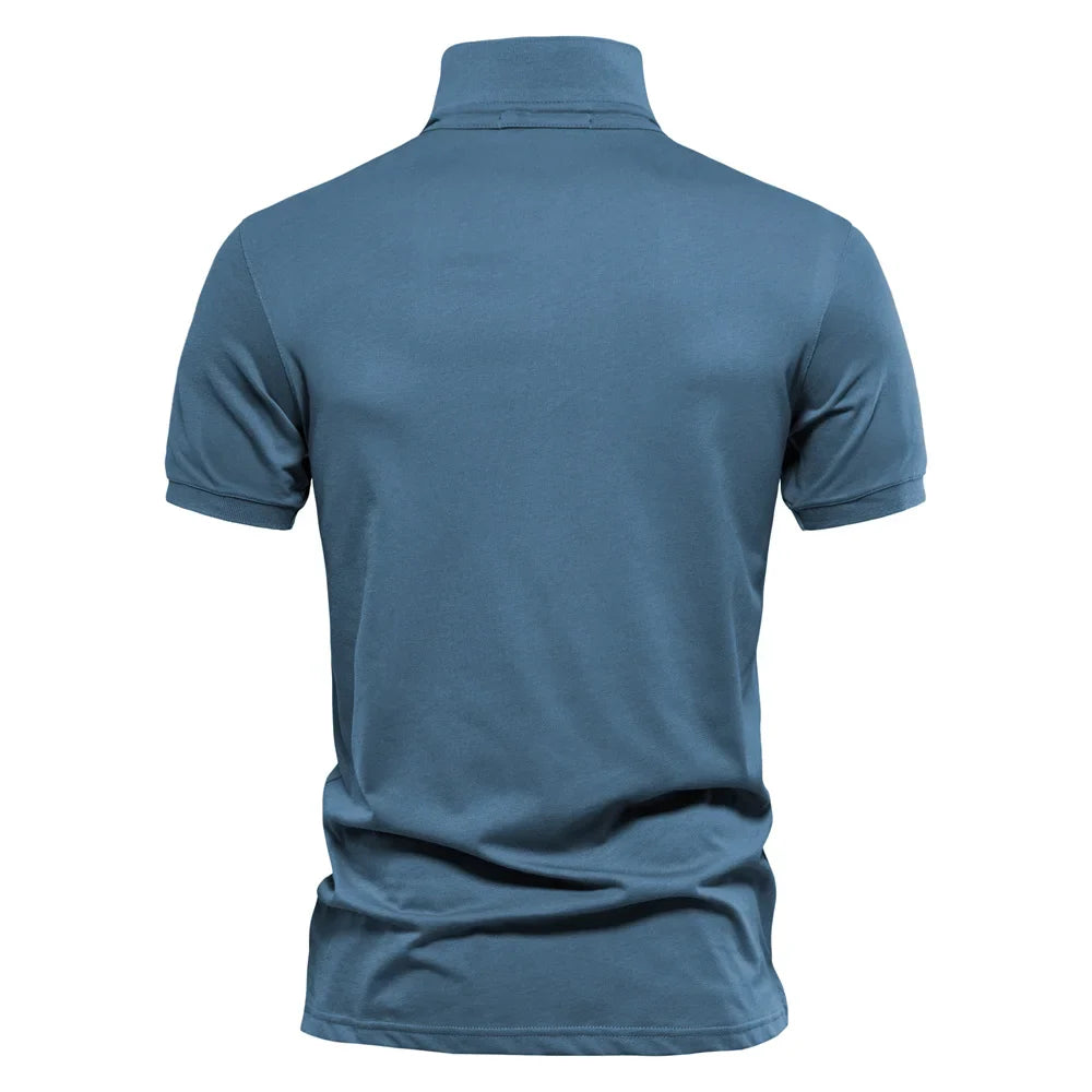 MAISON VALÉRIE | Polo formal brodé pour homme