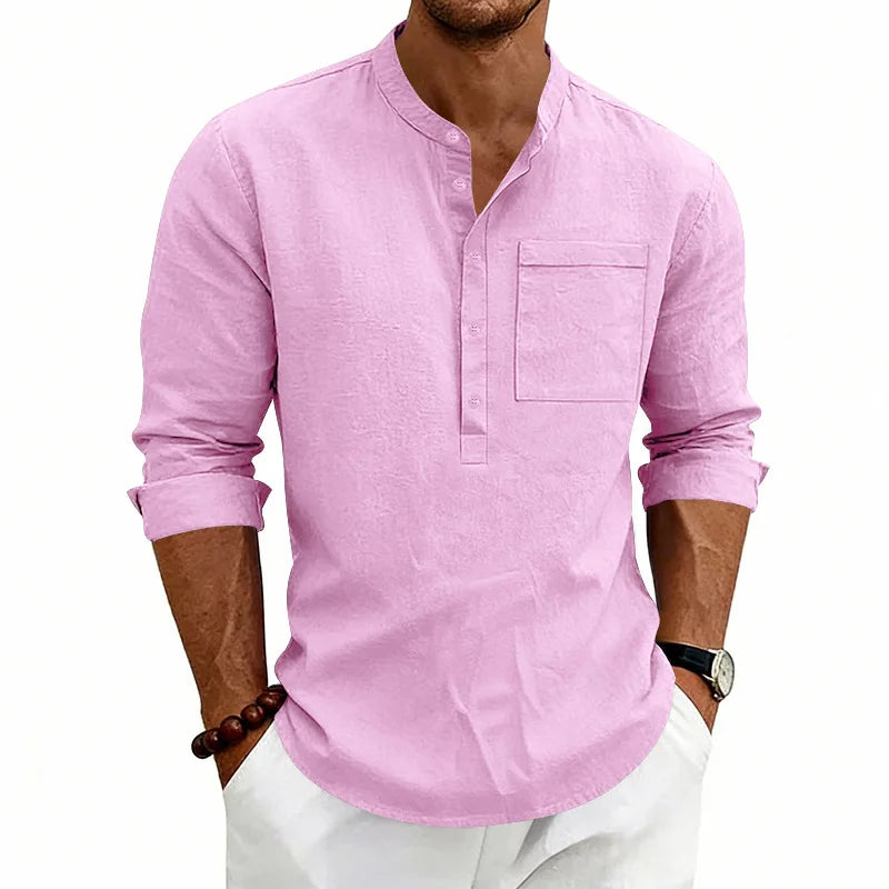 MAISON VALÉRIE | Chemise d'été classique pour hommes