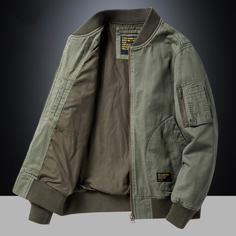 MAISON VALÉRIE | Blouson bomber à finitions côtelées pour homme