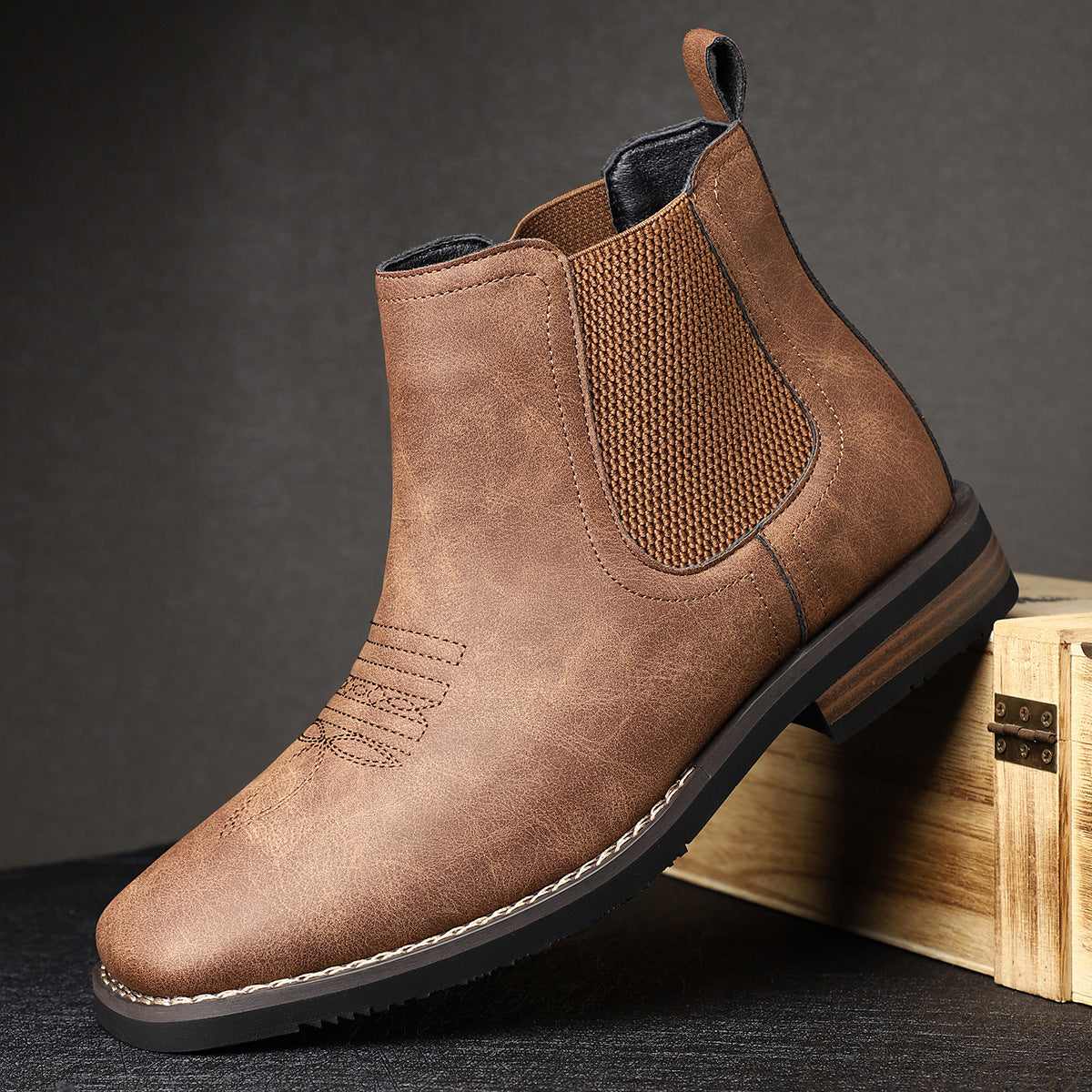 MAISON VALÉRIE | Bottes à enfiler pour homme