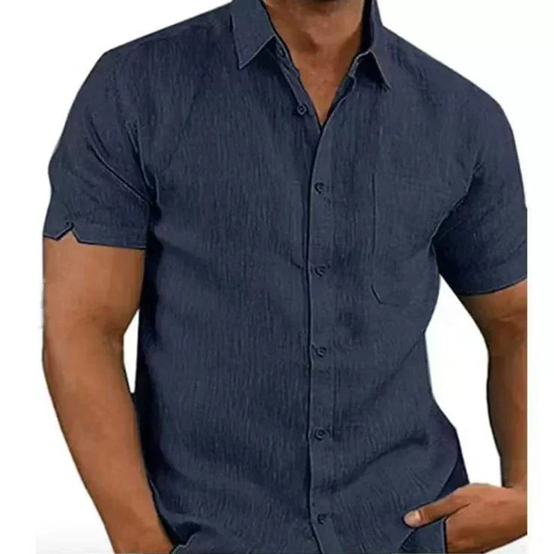 MAISON VALÉRIE | Chemise d'été en lin pour hommes
