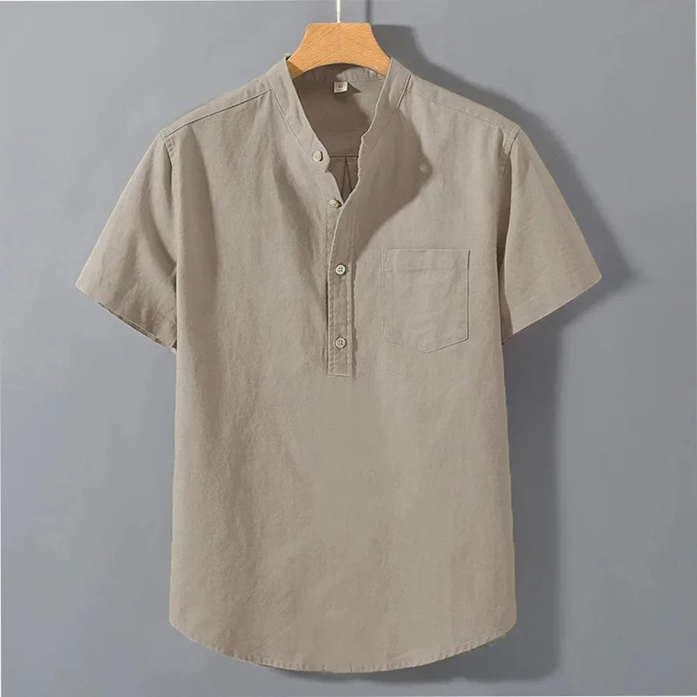 MAISON VALÉRIE | Chemise mao pour hommes