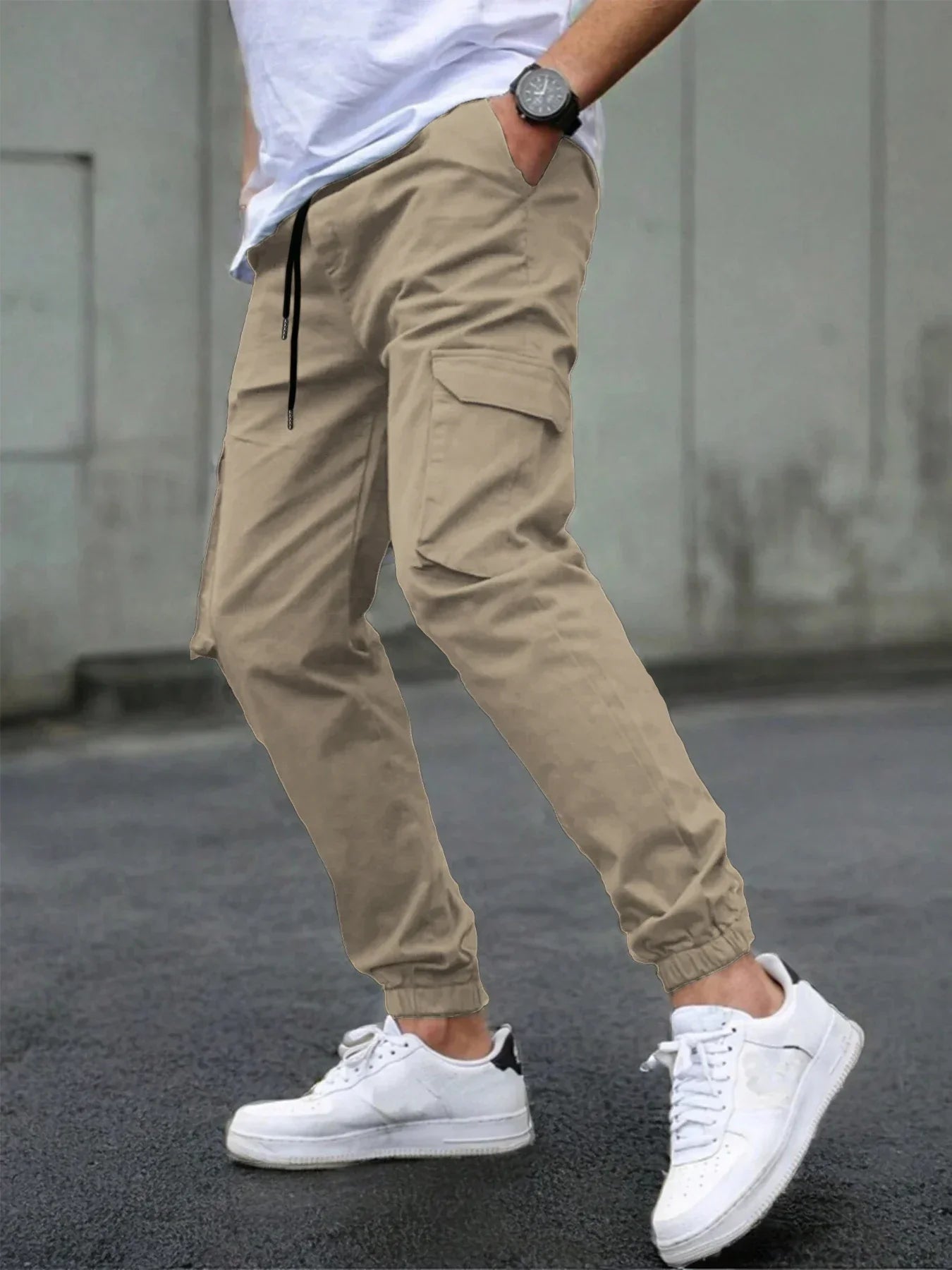 MAISON VALÉRIE | Pantalons cargo slim pour hommes