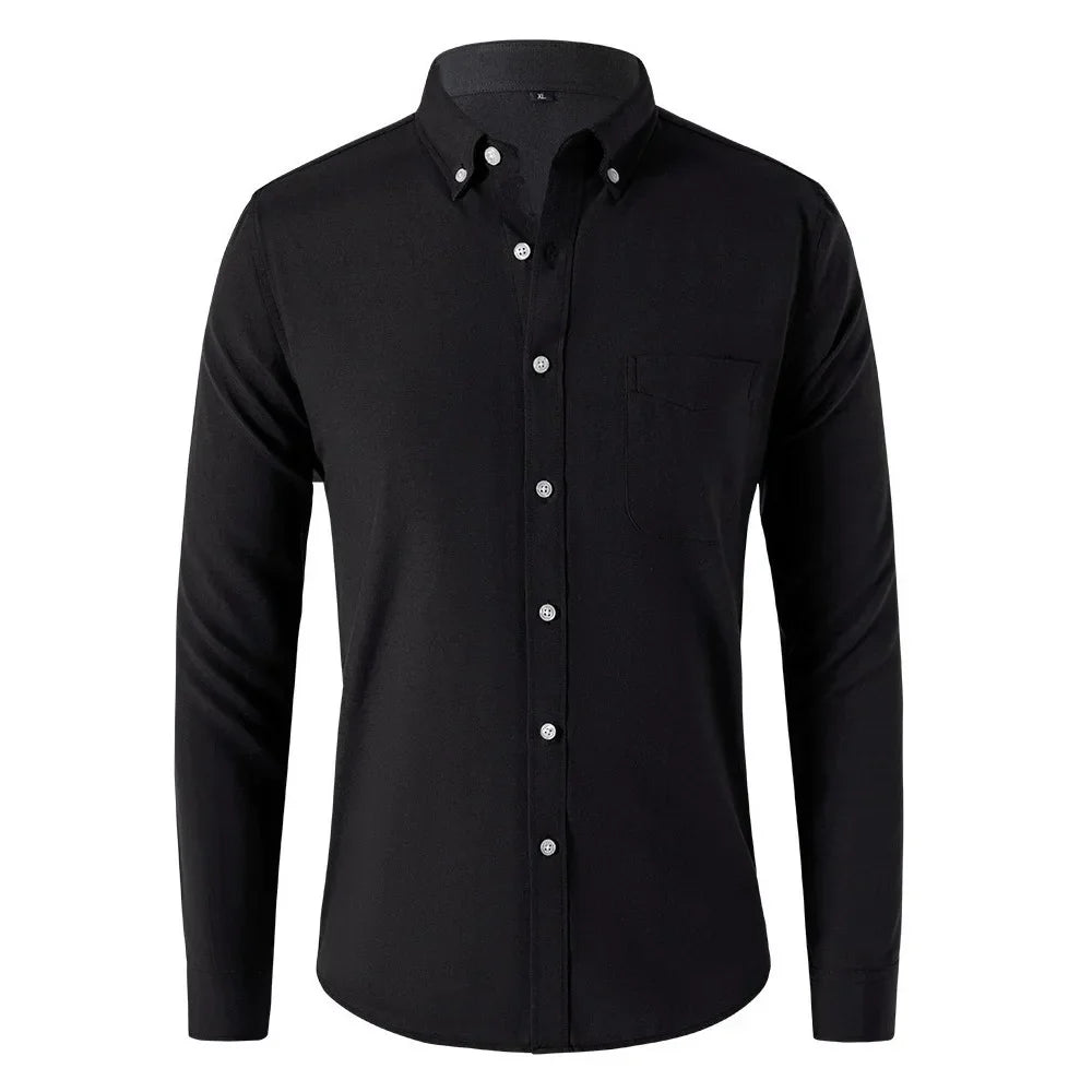MAISON VALÉRIE | Chemise à manches longues coupe slim pour homme