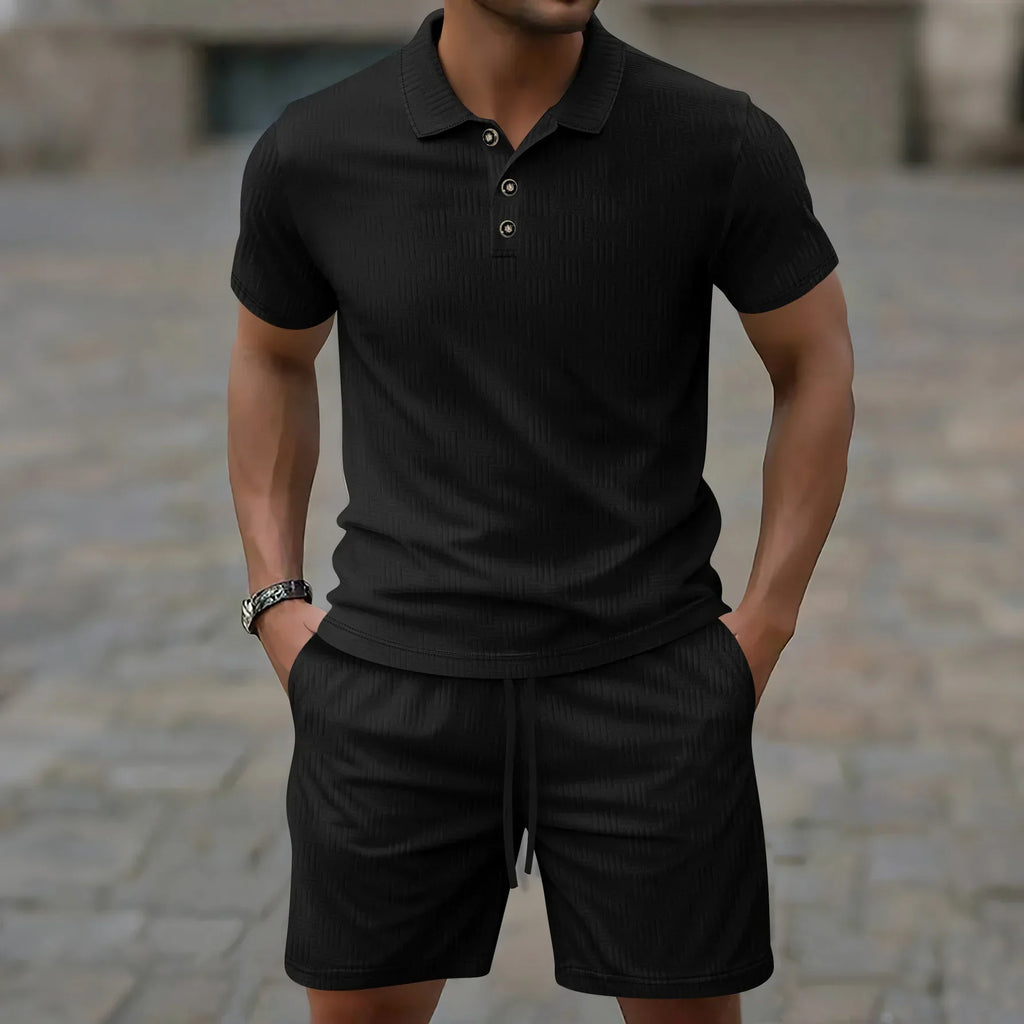 MAISON VALÉRIE | Ensemble polo d'été pour hommes