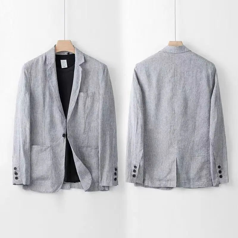 MAISON VALÉRIE | Ensemble costume en lin pour homme
