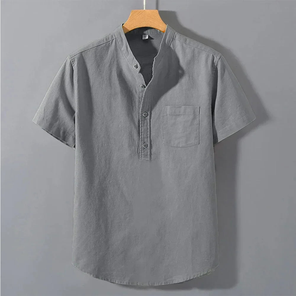 MAISON VALÉRIE | Chemise mao pour hommes
