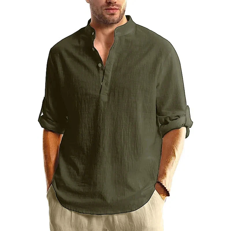 MAISON VALÉRIE | Chemise d'été en lin pour homme