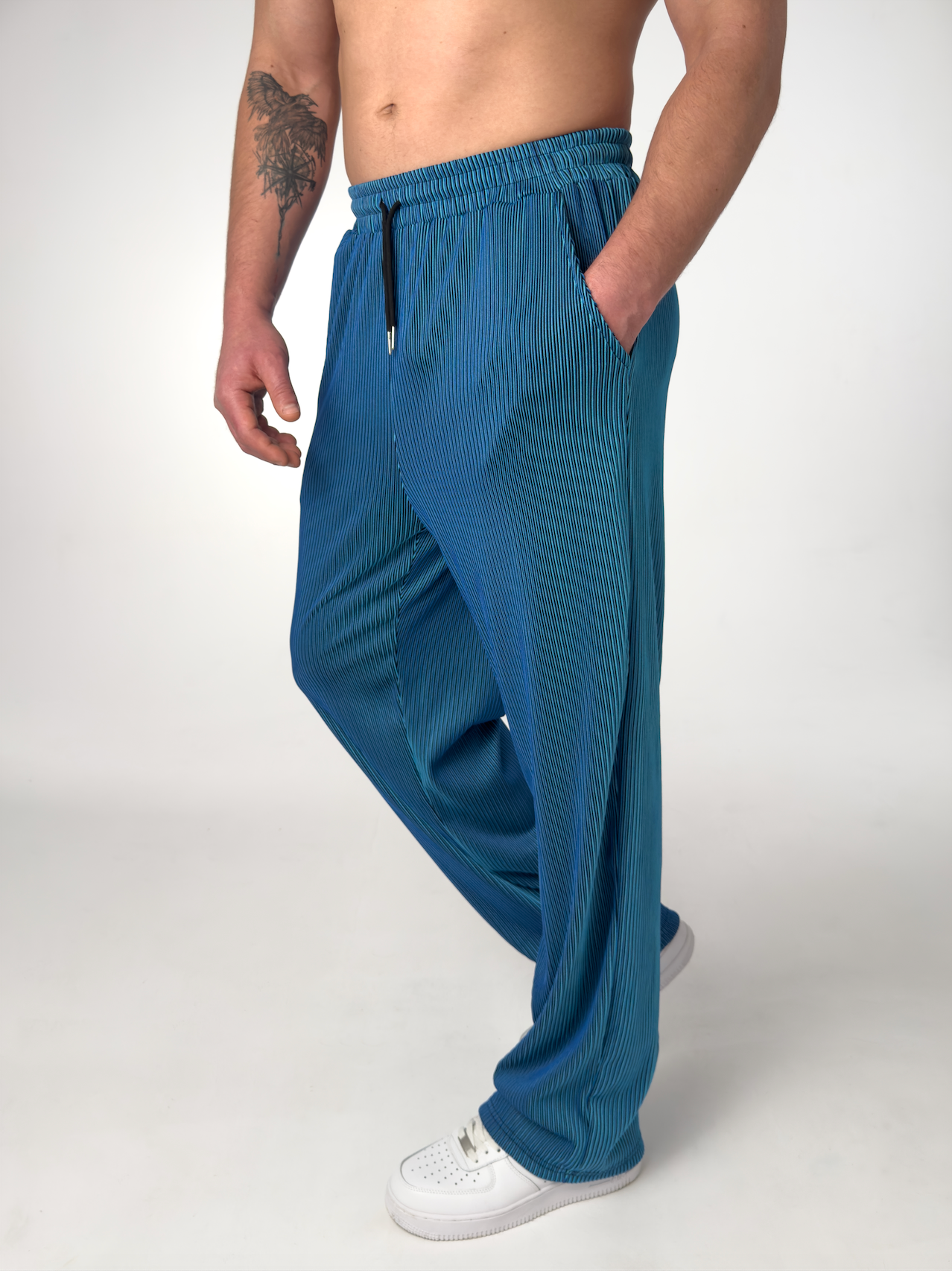 MAISON VALÉRIE | Pantalon droit à rayures pour hommes