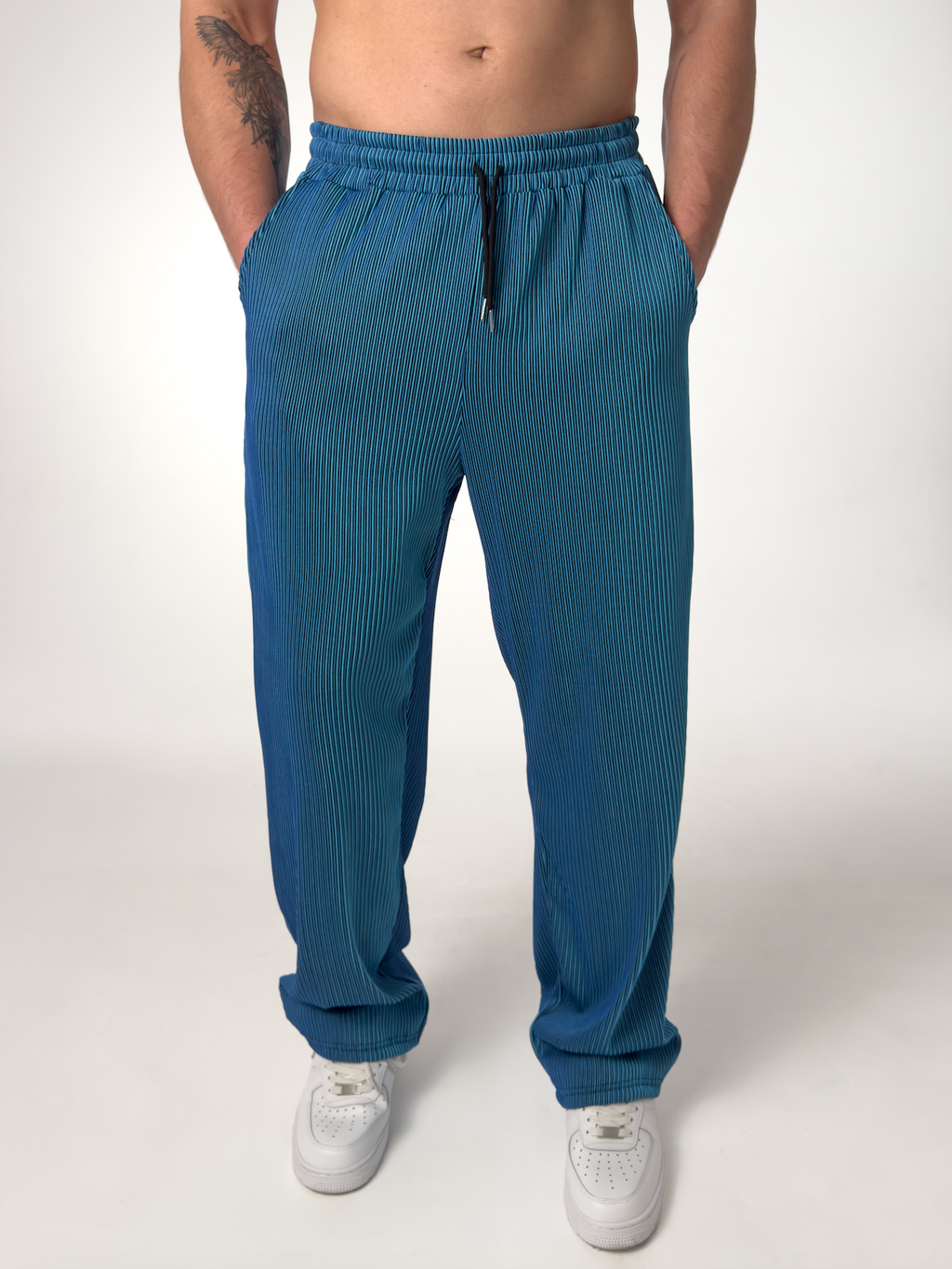 MAISON VALÉRIE | Pantalon droit à rayures pour hommes