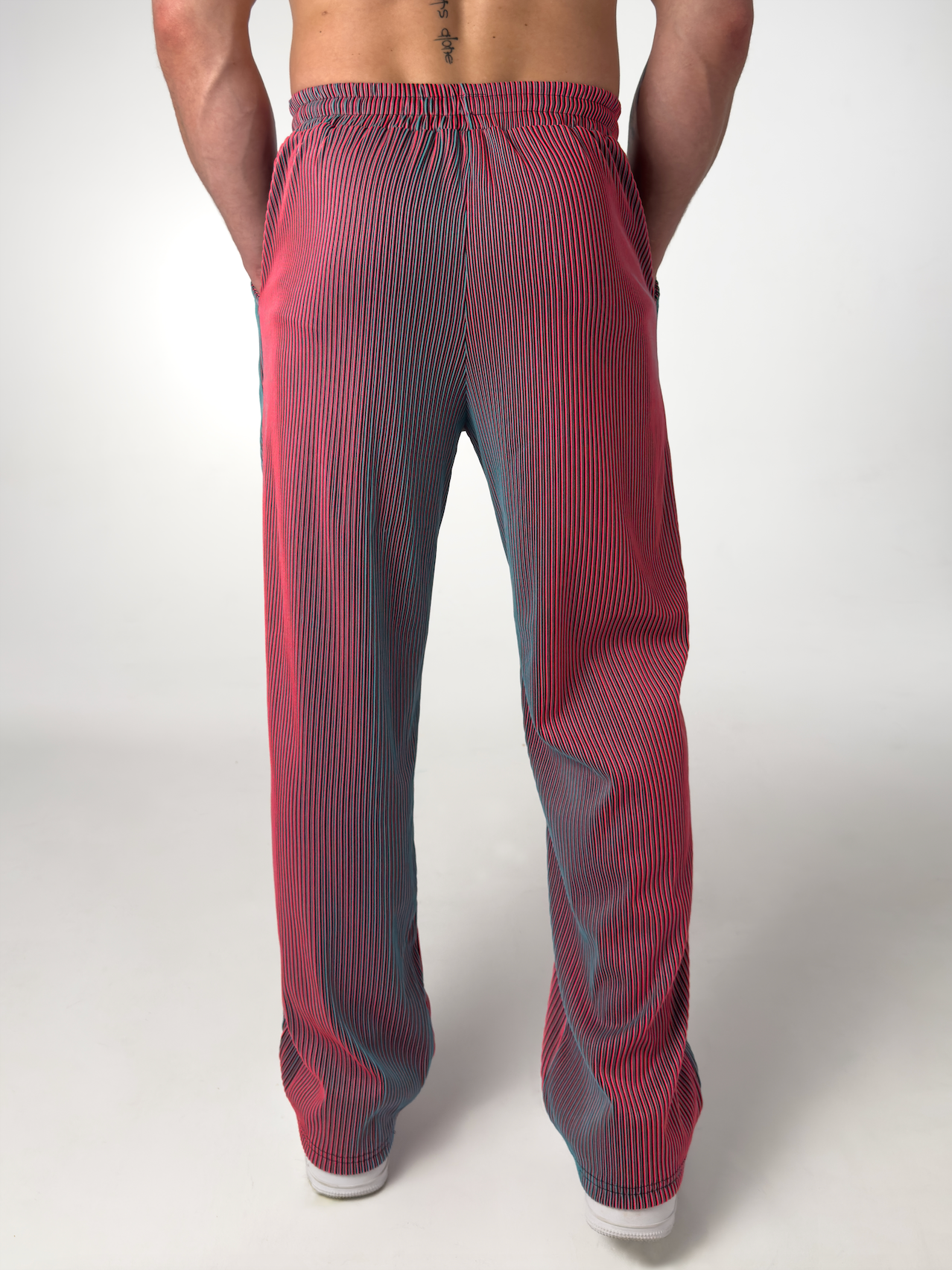 MAISON VALÉRIE | Pantalon droit à rayures pour hommes