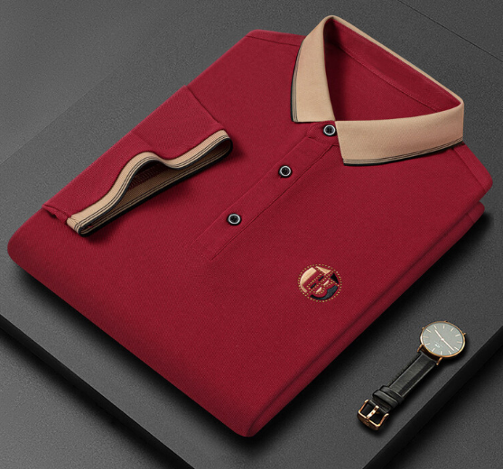 MAISON VALÉRIE | Polo col contraste pour homme