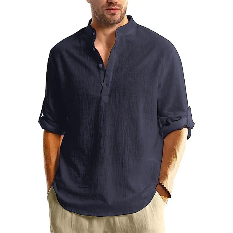 MAISON VALÉRIE | Chemise d'été en lin pour homme