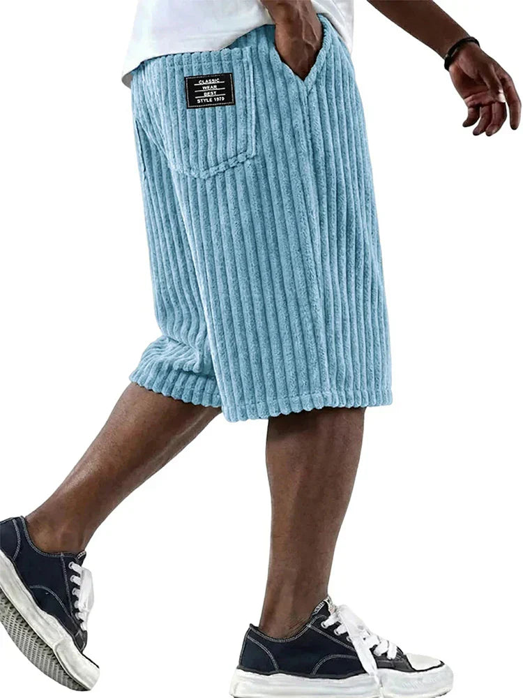 MAISON VALÉRIE | Shorts texturés pour hommes
