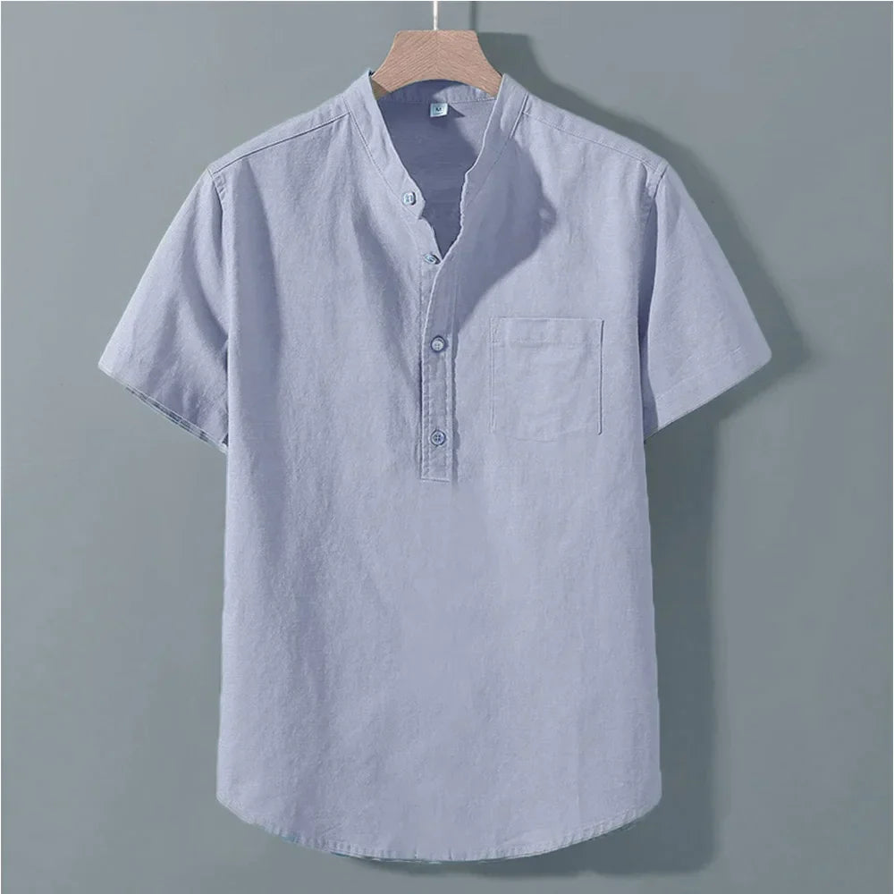 MAISON VALÉRIE | Chemise mao pour hommes