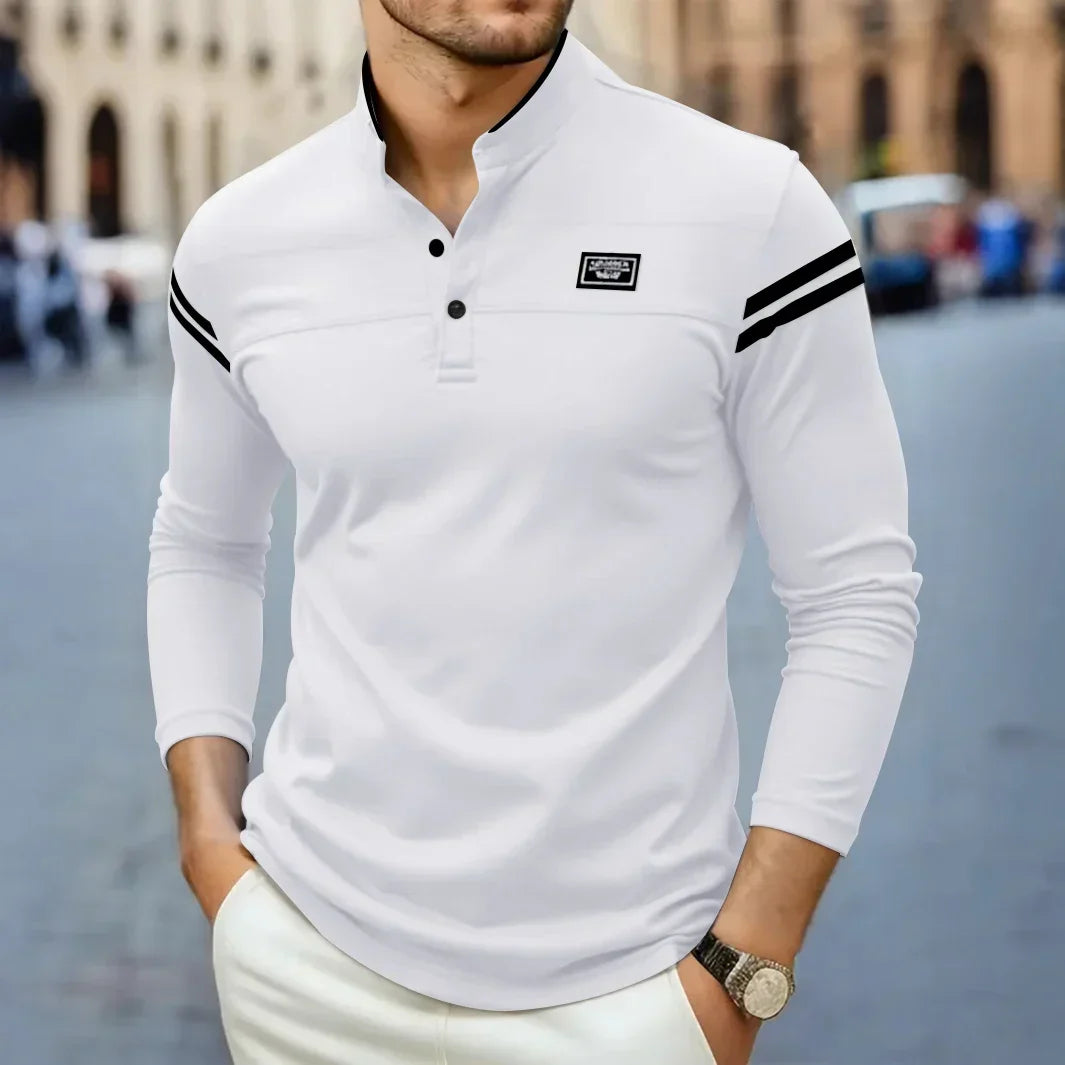 T-shirt à manches longues moderne pour homme