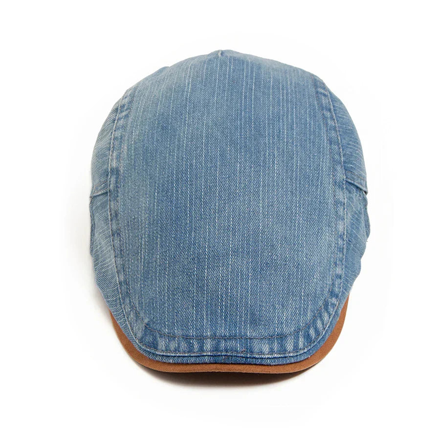 MAISON VALÉRIE | Casquette en denim pour hommes