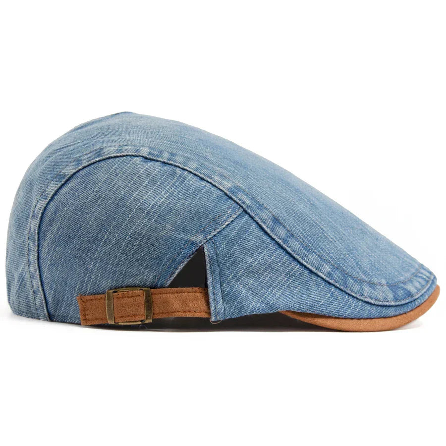 MAISON VALÉRIE | Casquette en denim pour hommes