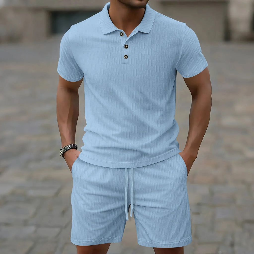 MAISON VALÉRIE | Ensemble polo d'été pour hommes