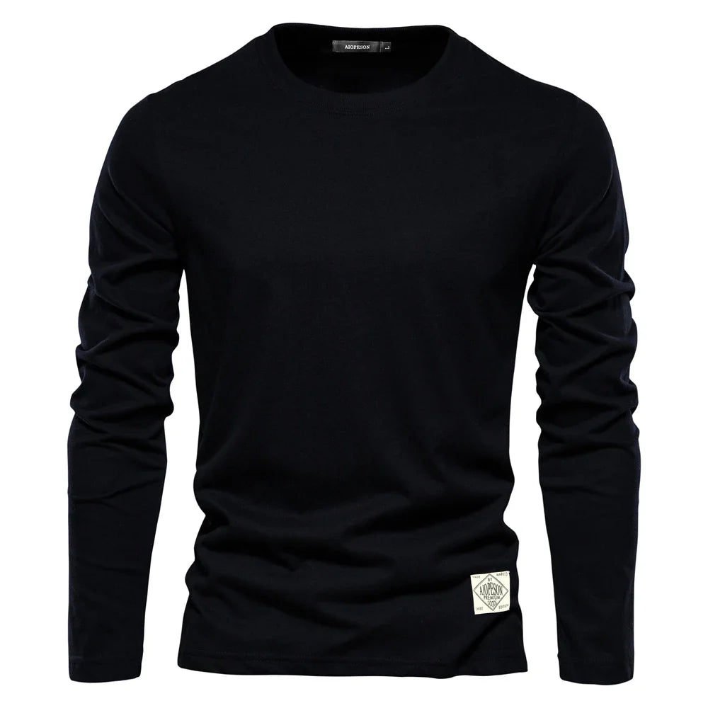 MAISON VALÉRIE | T-shirt élégant à manches longues pour hommes